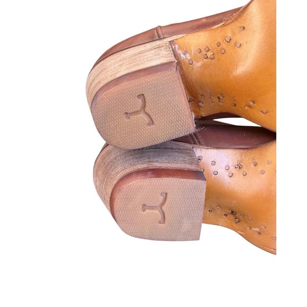 Tecovas The Daisy Scotch Goat Side Zip Western Bootie Cowboy Boot Women size 7 B - Picture 7 of 9